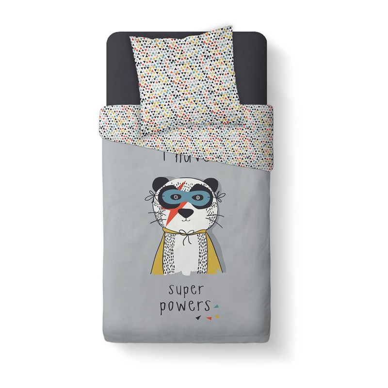 Parure de couette enfant powers - 100%