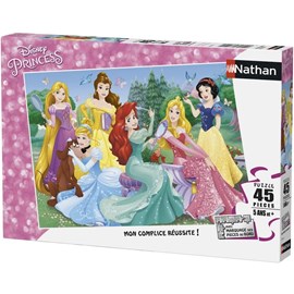 Puzzle rencontre avec les princesses dis