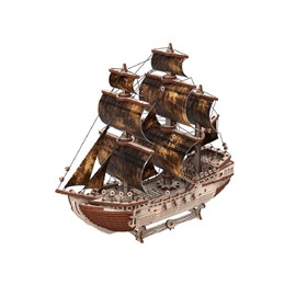 Puzzle 3d bateau pirate