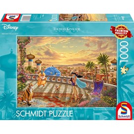 Puzzle aladdin et jasmine dansent 1000 p
