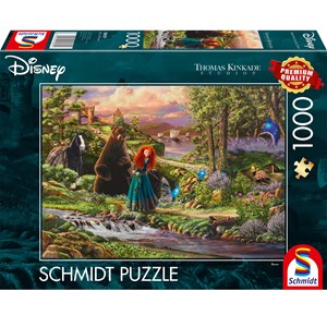 Puzzle rebelle princesse mérida 1000 pc
