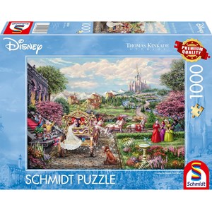 Puzzle cendrillon conte de fées 1000 pc
