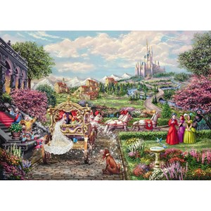 Puzzle cendrillon conte de fées 1000 pc
