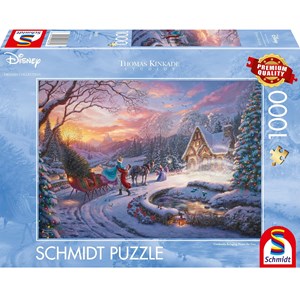 Puzzle cendrillon ramène le sapin 1000