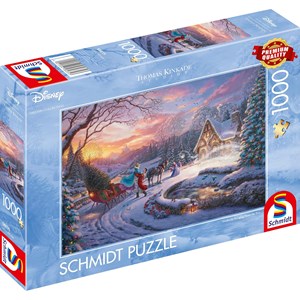 Puzzle cendrillon ramène le sapin 1000