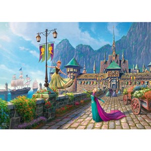 Puzzle la reine des neiges à arendelle
