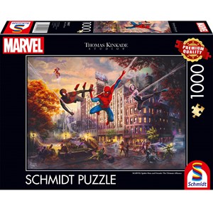 Puzzle marvel spider-man et ses amis 100