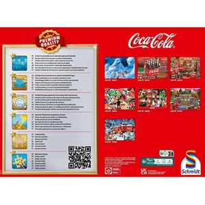 Puzzle camion de noël coca cola 1000 pc