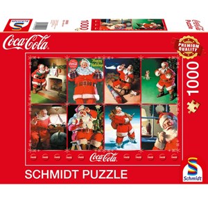 Puzzle père noël coca cola 1000 pcs
