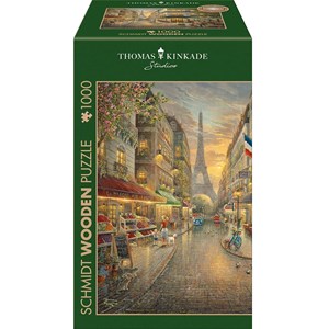 Puzzle en bois paris pittoresque 1000 pc
