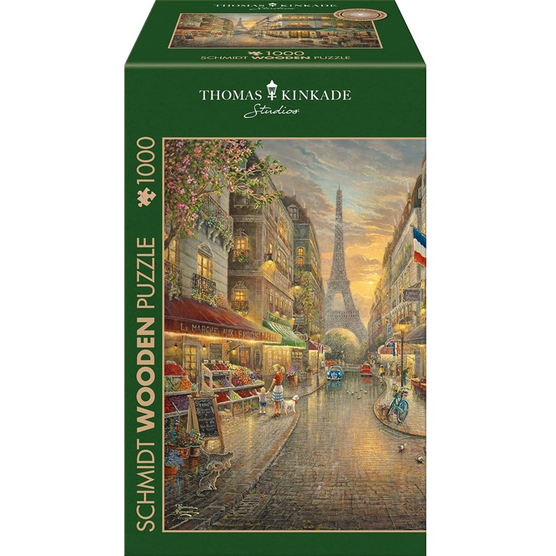 Puzzle en bois paris pittoresque 1000 pc