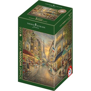 Puzzle en bois paris pittoresque 1000 pc