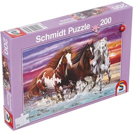 Puzzle trio de chevaux sauvages 200 pcs