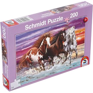 Puzzle trio de chevaux sauvages 200 pcs