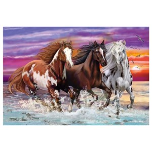 Puzzle trio de chevaux sauvages 200 pcs