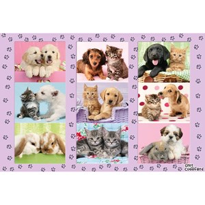 Puzzle mes amis les bêtes 100 pcs