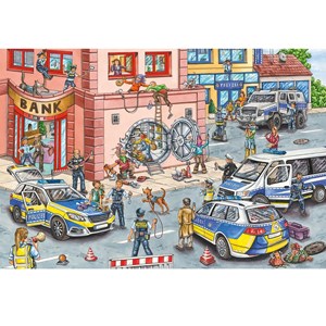 Puzzle opération de police 100 pcs