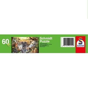 Puzzle animaux en afrique 60 pcs