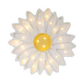 Lampe veilleuse marguerite blanche