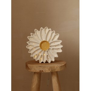 Lampe veilleuse marguerite blanche