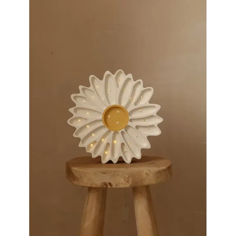 Lampe veilleuse marguerite blanche (Little Lights) - Image 2