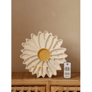 Lampe veilleuse marguerite blanche