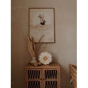 Lampe veilleuse marguerite blanche