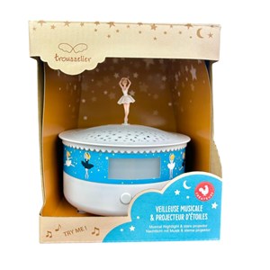 Veilleuse projecteur d'étoiles ballerin