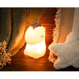 Veilleuse licorne rose pailletée avec t