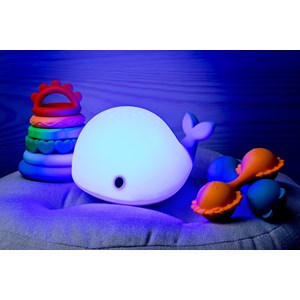 Veilleuse baleine bleue avec télécomma