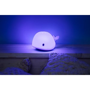 Veilleuse baleine bleue avec télécomma