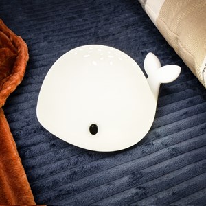 Veilleuse baleine blanche avec télécom