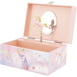 Coffret musical licorne arc-en-ciel