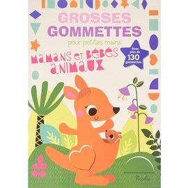 Grosses gommettes mamans et bébés anim