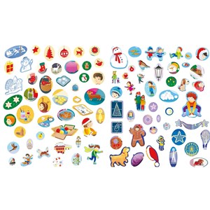 400 autocollants c'est noël