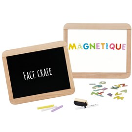 Ardoise d'écolier en bois