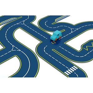 Circuit réversible avec 2 voitures