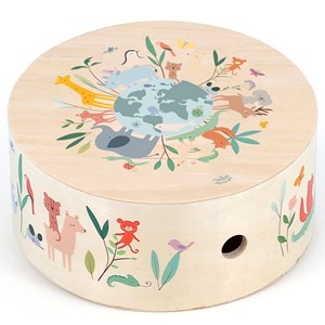 Tambour animaux du monde sarah betz