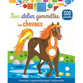 Mon atelier gommettes les chevaux