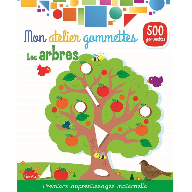 Mon atelier gommettes les arbres