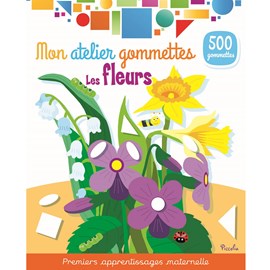 Mon atelier gommettes les fleurs