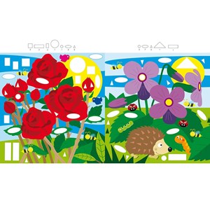 Mon atelier gommettes les fleurs