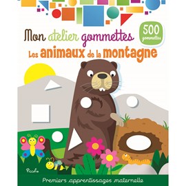 Mon atelier gommettes les animaux de la