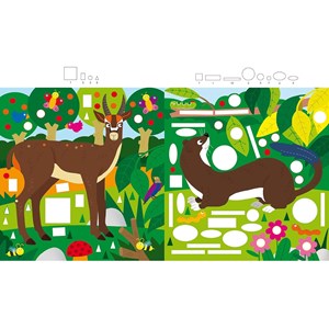 Mon atelier gommettes les animaux de la