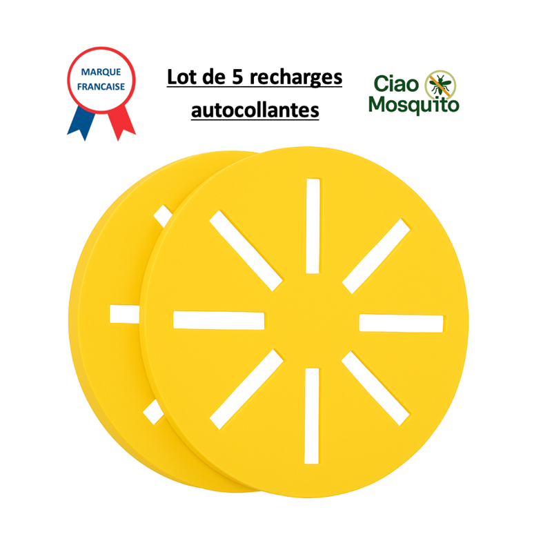 Recharges pour piège à moustiques x5 (Natura-Zen) - Couverture