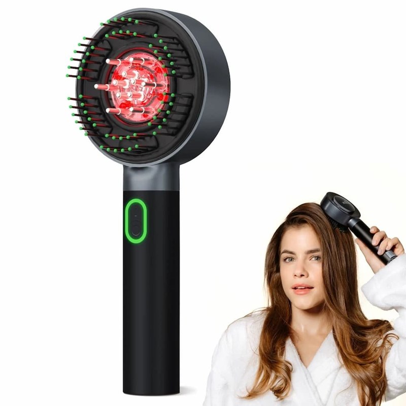 Mio -masseur 3en1 de cuir chevelu (noir)