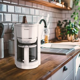 Diamant - cafetière filtre blanc