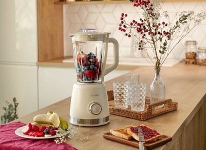 Sunrise - blender électrique crème