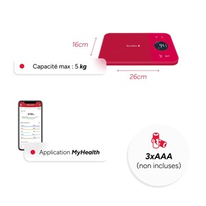 Nutritab - balance de cuisine connectée
