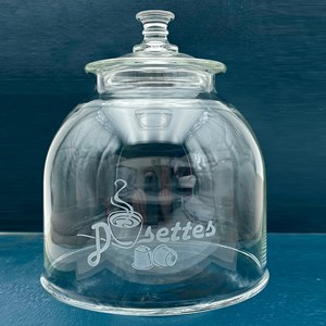 Bocal pm nancy décor dosettes